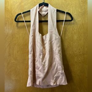 Jennifer Lopez Metallic Pink/Gold Top